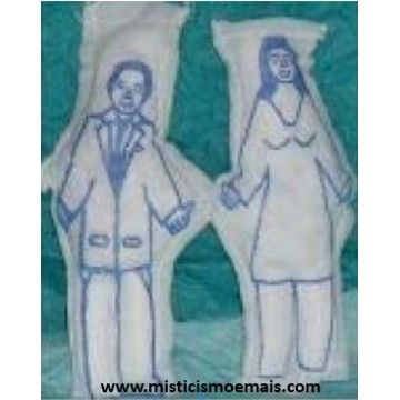 Casal de Bonecos Vudu.